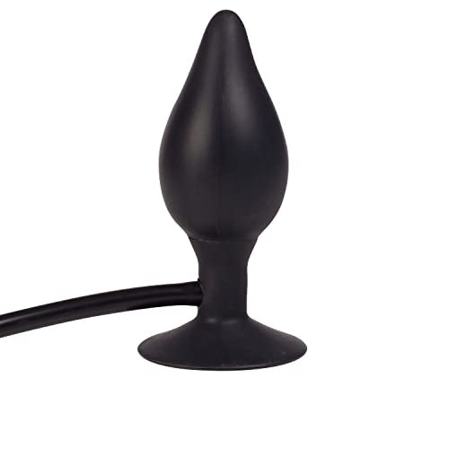 California Exotics Colt Large Pumper Plug Silicone Inflatable Butt Plug, Black