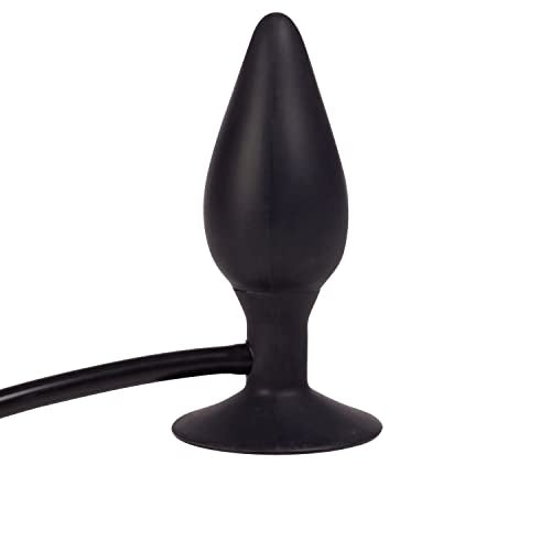 California Exotics Colt Large Pumper Plug Silicone Inflatable Butt Plug, Black