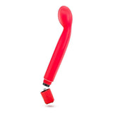 Sleek Multi Speed Curved Tip Vibrator - G Spot Stimulator - Waterproof - Sex Toy For Women - Sex Toy For Couples (Scarlet Red)