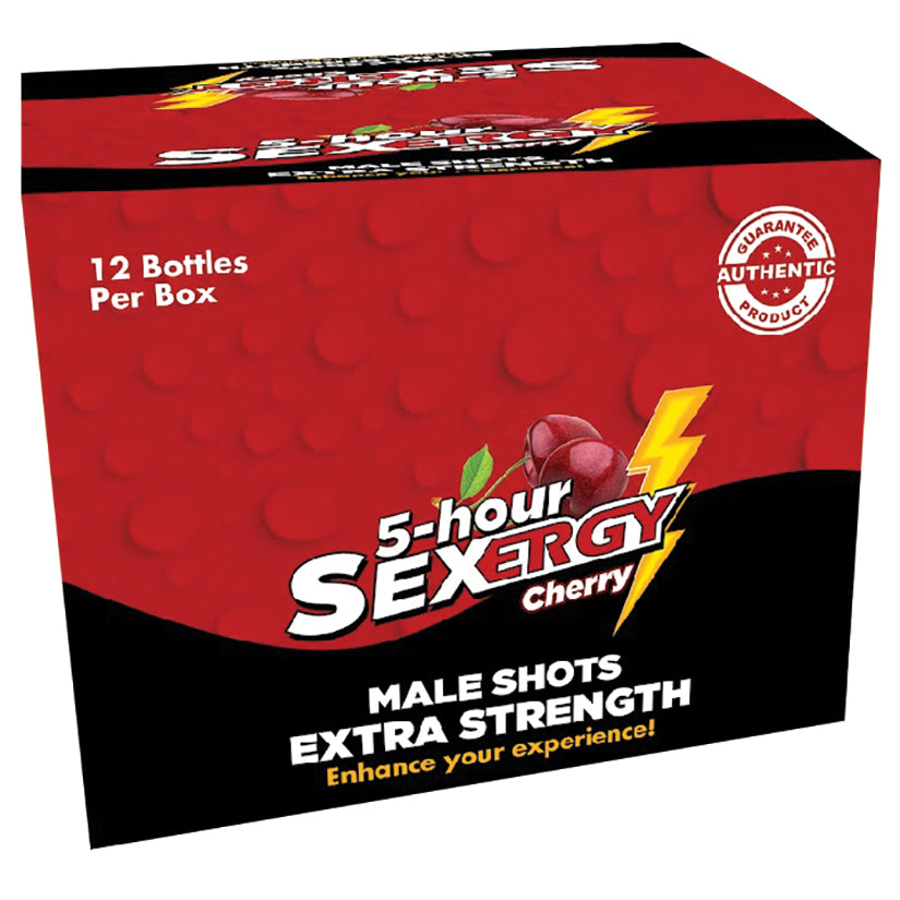 Sexergy Liquid Shot Male Display Of 12
