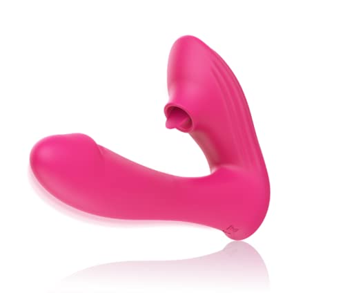 Dildo Rose Toy Clitoral Licking & Vibrating Vibrator Adult Sex