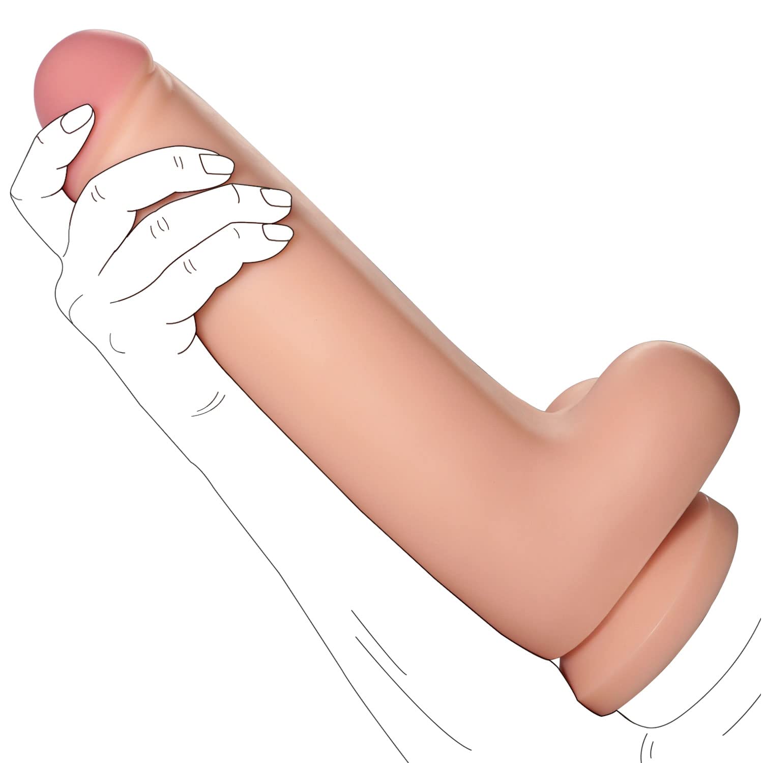 Huge Thick Dildo 11.8 Inch Lifelike Silicone Large Big Monster Dildos –  Personalcrave