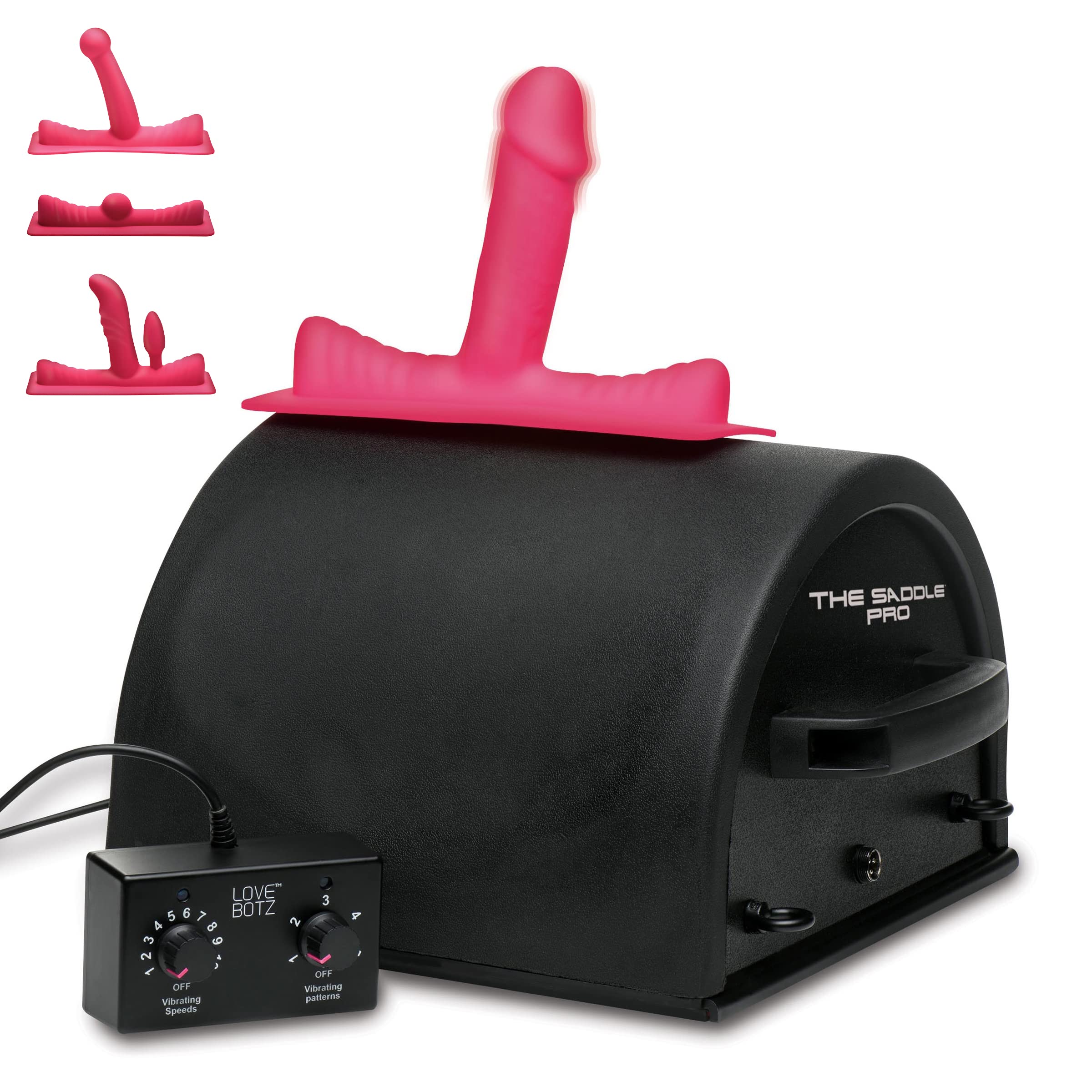 Love Botz 50X Saddle Pro Sex Machine With 4 Silicone Dildo Attachments –  Personalcrave
