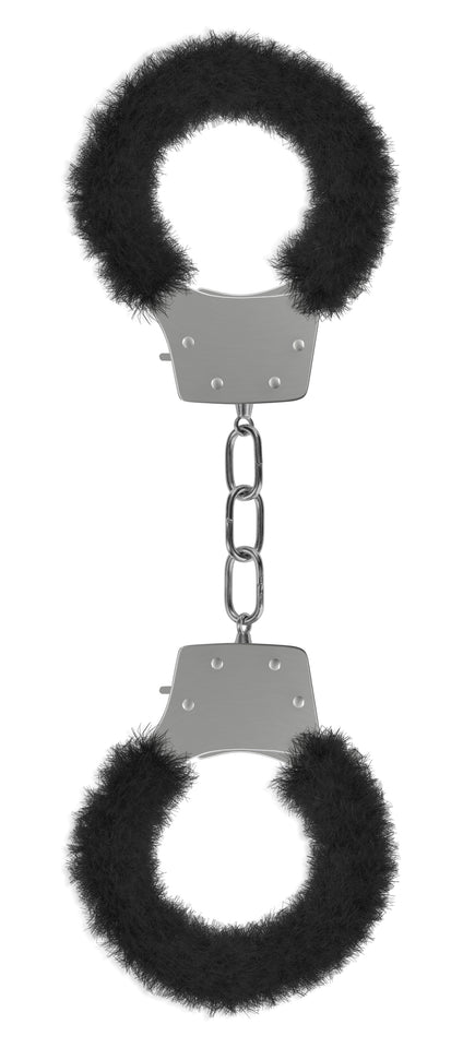 Pleasure Handcuffs Furry Black