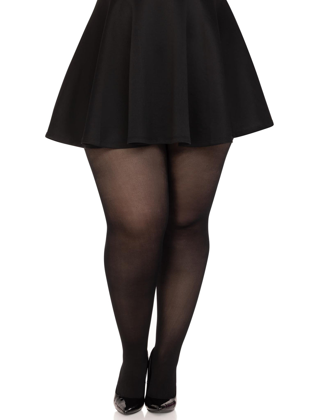 Plus Size OpaqueSheer To Waist