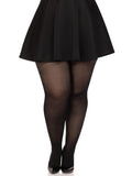 Plus Size OpaqueSheer To Waist