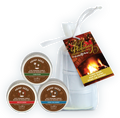 Holiday Trio - 2 Oz. Holiday Candles in Organza  Bag