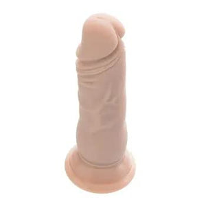 Adam  Eve My First Willy Dildo Flesh  Realistic and Waterproof Silicone Dildo with Suction cup Base  compatible with Water Base