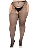 Fishnet Suspander Pantyhose PL
