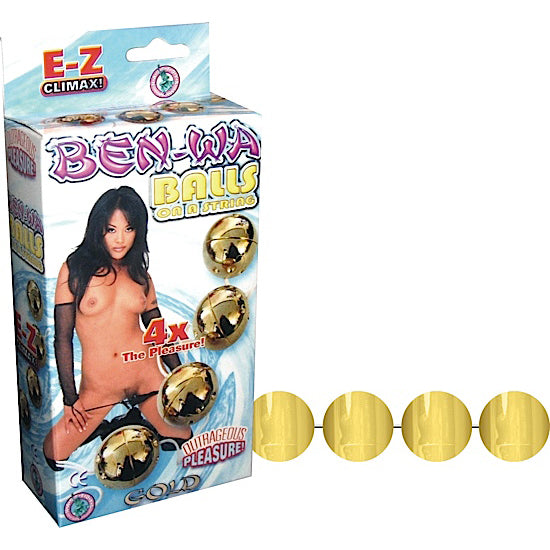 Ben Wa Balls On A String Gold
