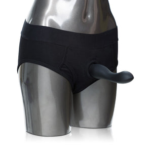 Packer Gear Brief Harness - Large/Extra Large - Black