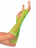 TRIANGLE NET FINGERLESS GLOVES O/S NEON GREEN