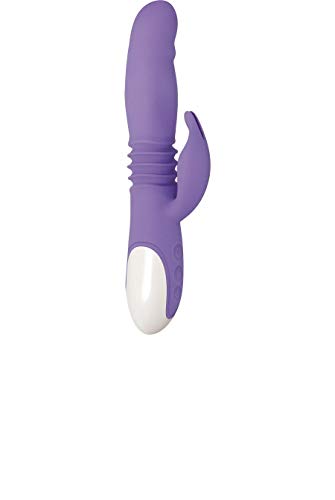 The Evolved EN2872 Thick  Thrust Rabbit Vibrator  Purple