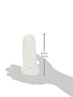 Kink By Doc Johnson Jacked Up Extender With Ball Strap - Thick - Internally Textured Tpe Penis Extension Sleeve - Adds Length An