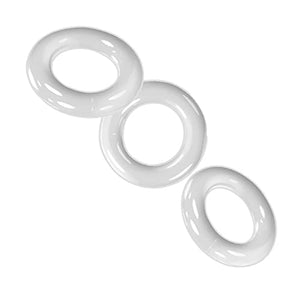 Willy Rings 3-Pack Cockrings - Clear