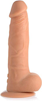 Master Series Power Pounder Signature Stroke Thrusting Silicone Dildo Flesh 1 Count