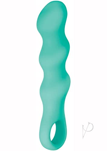 Evolved Love Is Back - Triple Teaser - 10 Patterns & Power Levels - Silicone Rechargeable Vibrator - Teal