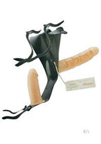 Taylor Wane Double Delight Strap-On With Vibrating Dong Dildo