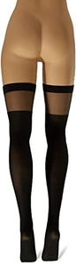 Dg Thigh High W/ Lace-Up Detail Blk Os