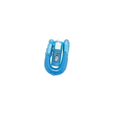 Golden Triangle U Send Me Dual Vibrator, Blue