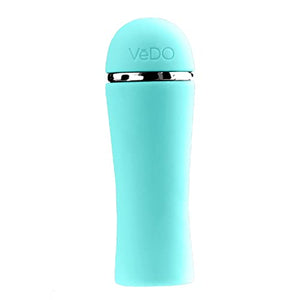 Vedo Liki Rechargeable Flicker Clitoral Vibrator Sex Toy For Women (Tease Me Turquoise)