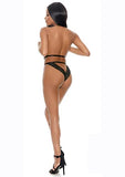Barely Bare Vthong High Waist Panty Bk O