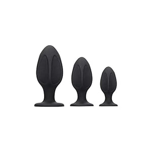 (Wd) Diamond Butt Plug Set Bla