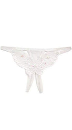 Butterfly Crotchless W/Peral Sequin Detail (Dz. Pack Only) Plus Si Assorted