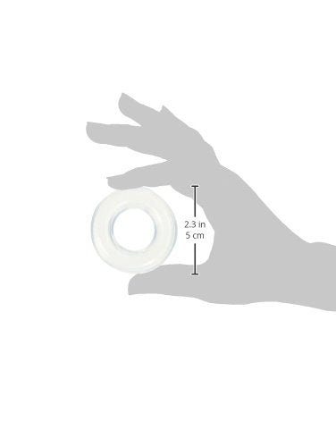 California Exotic Novelties Large Premium Silicone Ring, Clear