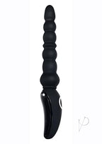 Evolved Love Is Back - Magic Stick - Rechargeable Silicone Beaded Vibrator - Black