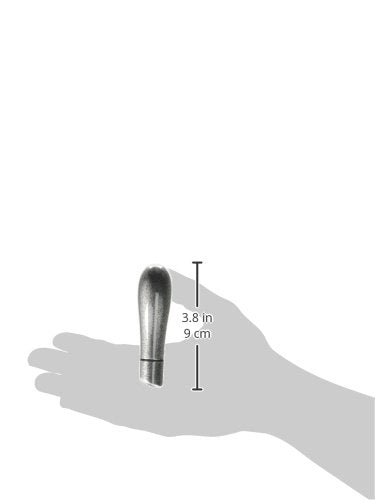 Bms Rain 7 Function Textured Bullet Waterproof Vibrator, Silver, 3 Inch