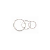 Spartacus Rubber Cock Ring Set White