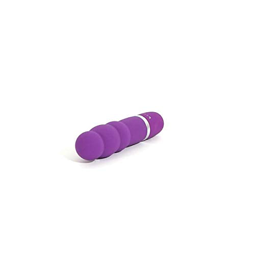 B Swish Bcute Classic Pearl Beaded Bullet Vibrator, Battery Operated, Intimate Portable Personal Massager With 5 Vibration Patterns, Travel-Size Clitoral Stimulator, Royal Purple