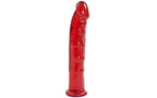 Jelly Jewel Dong W/ Suction Cup (Ruby)