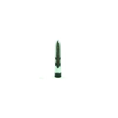 Ladys Mood Plastic Vibrator, Silver, 7 Inch