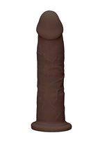 Realrock By Shots America - Silicone Dildo Without Balls - 9 Inches - Brown
