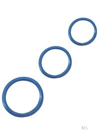 Cock Rings Set (Blue)
