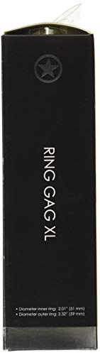 Ouch! Ring Mouth Gag, Black, X-Large