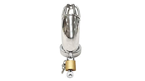 Stainless Cock Cage W/ Padlock Clamshell