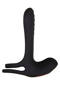 Zero Tolerance Powerful 9 Speeds & Functions Remote-Controlled Rechargeable Vibrating Girth Enhancer - Black