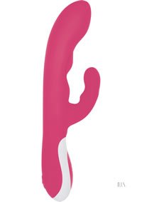 Adam & Eve Warming G Spot Rabbit Vibrator, Pink | Waterproof And Hypoallergenic Vibrator With Multiple Vibration Modes | 8.5 Inches Total Length