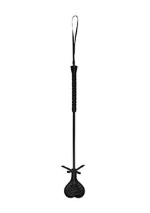 Ouch! Crop Black Heart With Black Lace L
