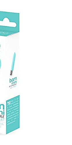 Vedo Bam Mini Rechargeable Bullet Vibrator (Turquoise)