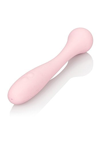 Calexotics Inspire 10-Function Usb Rechargable Waterproof Multi-Direction Silicone Bendable Vibrating G-Wand Massager, Pink