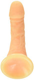 Frisky Silicone Realistic Suction Cup Mini Dildo, Flesh, 4 Inch
