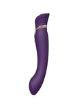Zalo Queen Set G-Spot Pulsewave Vibrator With Suction Sleeve | Waterproof Sex Toy With 8 Vibration Modes 8 Pulse-Wave Modes | Usb Rechargeable Battery | 1-Year Warranty | Twilight Purple