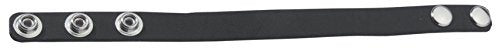 Leather Cr W/Adju. Snaps Nickel Free