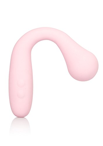 Calexotics Inspire 10-Function Usb Rechargable Waterproof Multi-Direction Silicone Bendable Vibrating G-Wand Massager, Pink