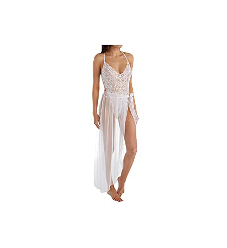 Dg Teddy W/ Maxi Skirt & G-Strng Wht S