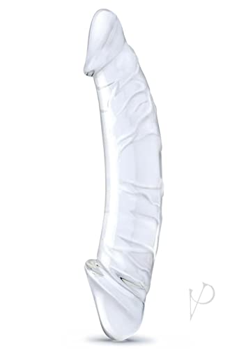 10.5 Inch Girthy Realistic Glass Double Dong -  Clear